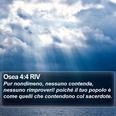 Osea 4:4 RIV Bible Verse Image