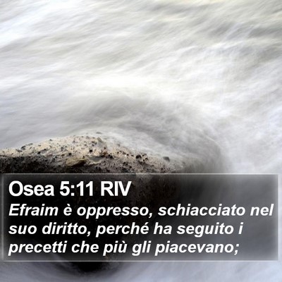 Osea 5:11 RIV Bible Verse Image