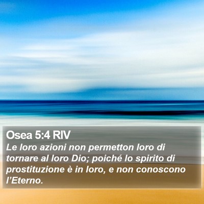 Osea 5:4 RIV Bible Verse Image