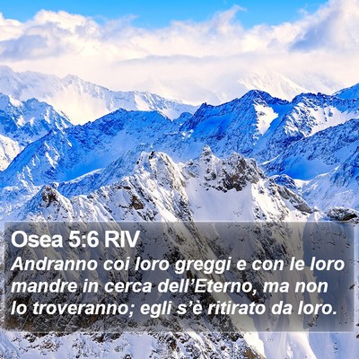Osea 5:6 RIV Bible Verse Image