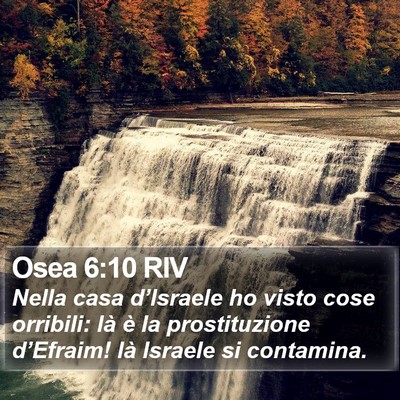 Osea 6:10 RIV Bible Verse Image