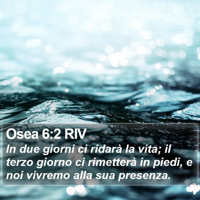 Osea 6:2 RIV Bible Verse Image