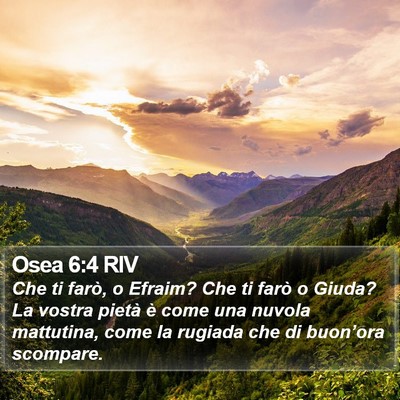 Osea 6:4 RIV Bible Verse Image
