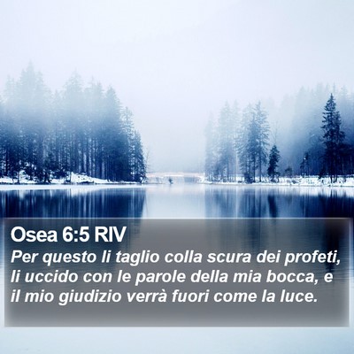 Osea 6:5 RIV Bible Verse Image