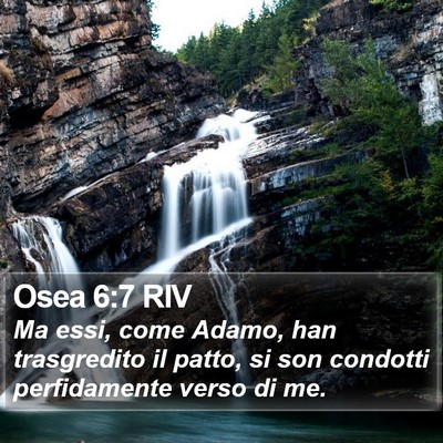 Osea 6:7 RIV Bible Verse Image