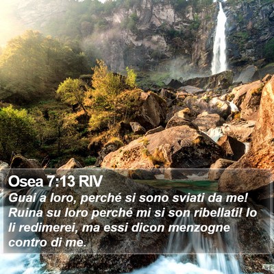 Osea 7:13 RIV Bible Verse Image