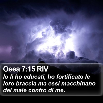 Osea 7:15 RIV Bible Verse Image