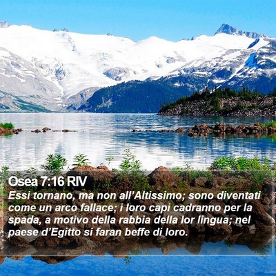 Osea 7:16 RIV Bible Verse Image