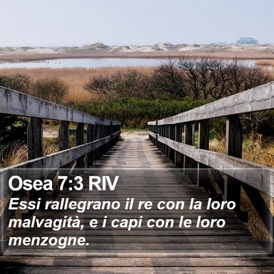 Osea 7:3 RIV Bible Verse Image