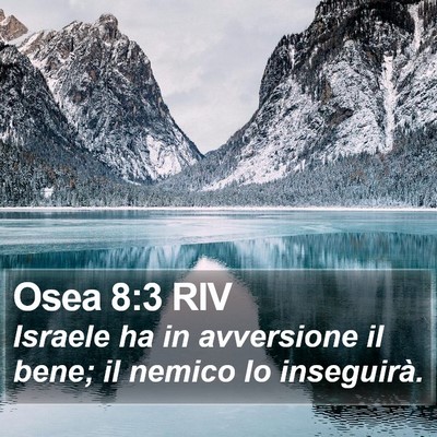 Osea 8:3 RIV Bible Verse Image