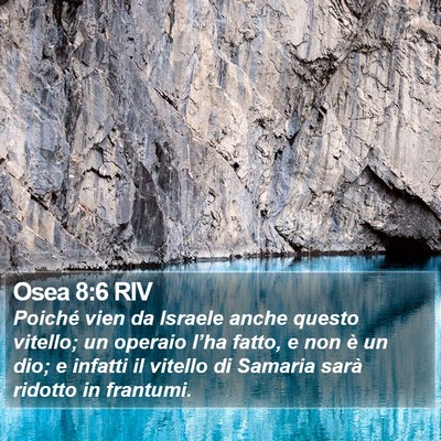 Osea 8:6 RIV Bible Verse Image