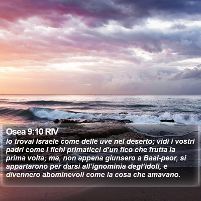 Osea 9:10 RIV Bible Verse Image