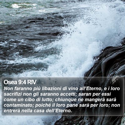 Osea 9:4 RIV Bible Verse Image