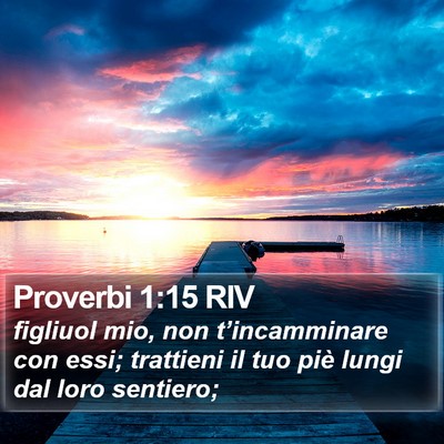 Proverbi 1:15 RIV Bible Verse Image
