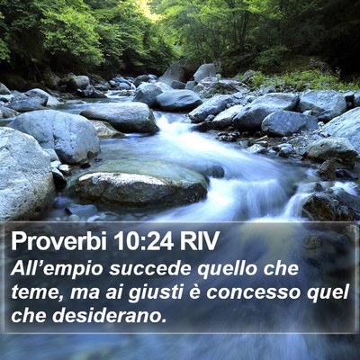 Proverbi 10:24 RIV Bible Verse Image