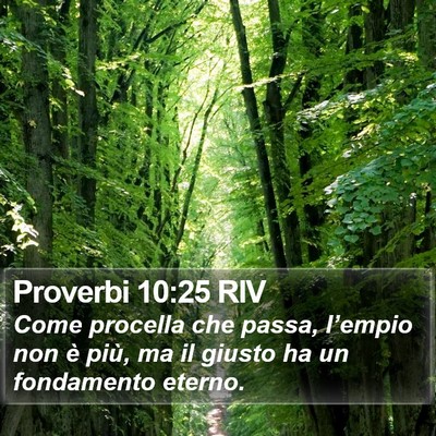 Proverbi 10:25 RIV Bible Verse Image