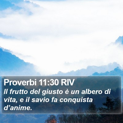 Proverbi 11:30 RIV Bible Verse Image