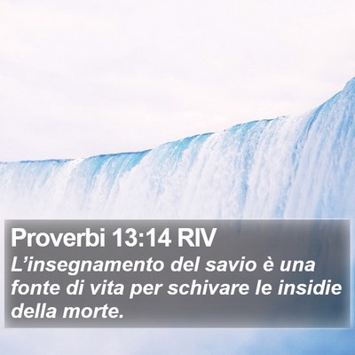 Proverbi 13:14 RIV Bible Verse Image