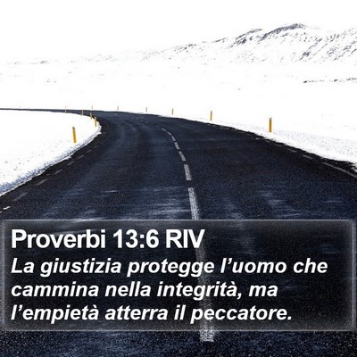 Proverbi 13:6 RIV Bible Verse Image