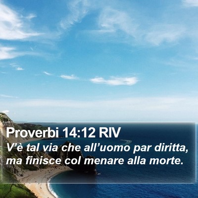 Proverbi 14:12 RIV Bible Verse Image