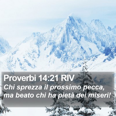 Proverbi 14:21 RIV Bible Verse Image