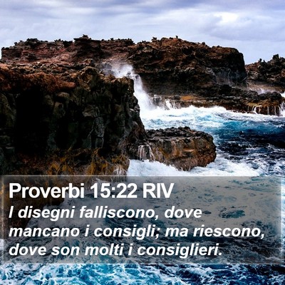 Proverbi 15:22 RIV Bible Verse Image