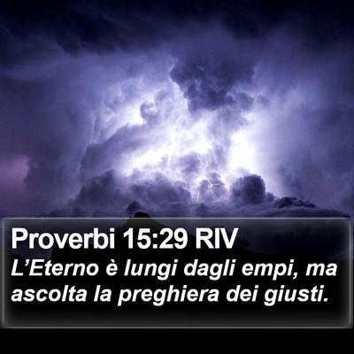 Proverbi 15:29 RIV Bible Verse Image