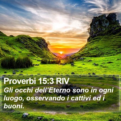 Proverbi 15:3 RIV Bible Verse Image
