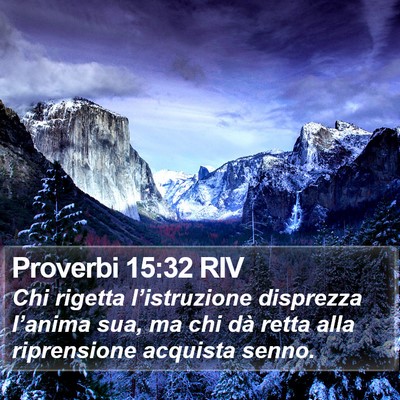 Proverbi 15:32 RIV Bible Verse Image