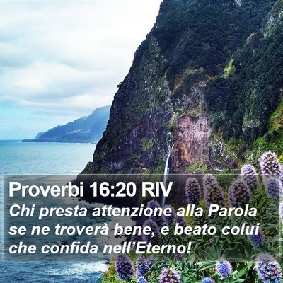 Proverbi 16:20 RIV Bible Verse Image