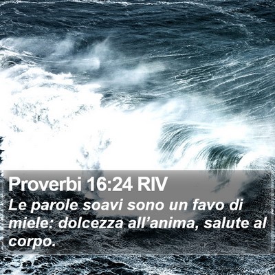 Proverbi 16:24 RIV Bible Verse Image