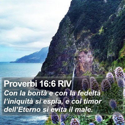 Proverbi 16:6 RIV Bible Verse Image