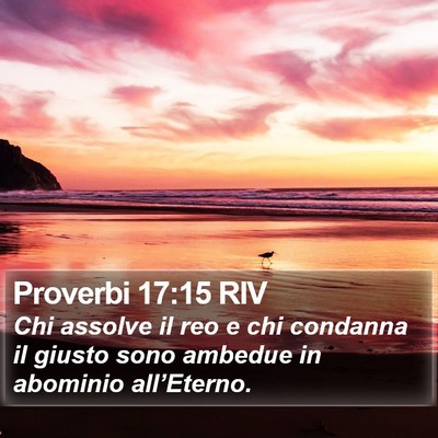 Proverbi 17:15 RIV Bible Verse Image