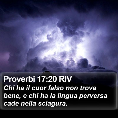 Proverbi 17:20 RIV Bible Verse Image