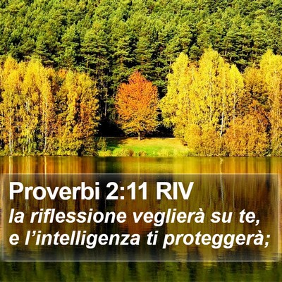 Proverbi 2:11 RIV Bible Verse Image
