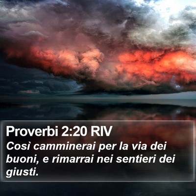 Proverbi 2:20 RIV Bible Verse Image