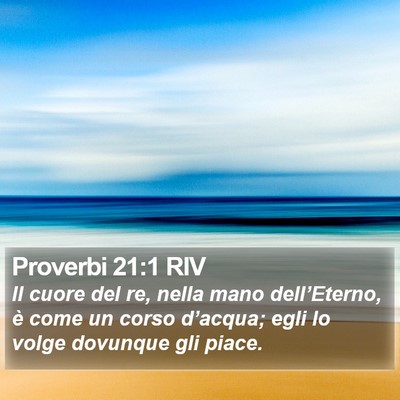 Proverbi 21:1 RIV Bible Verse Image
