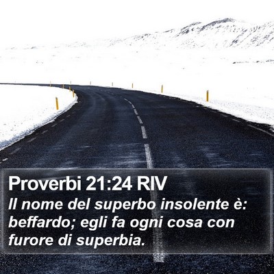 Proverbi 21:24 RIV Bible Verse Image