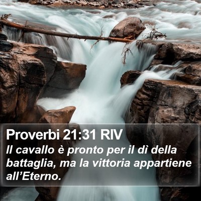 Proverbi 21:31 RIV Bible Verse Image