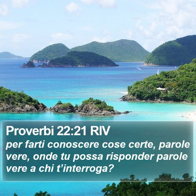 Proverbi 22:21 RIV Bible Verse Image