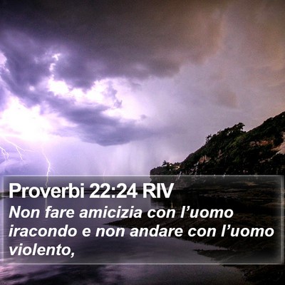 Proverbi 22:24 RIV Bible Verse Image