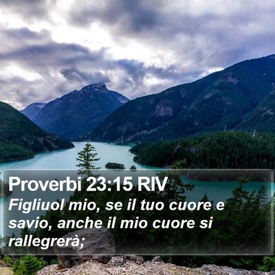 Proverbi 23:15 RIV Bible Verse Image