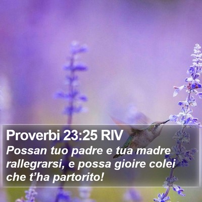 Proverbi 23:25 RIV Bible Verse Image