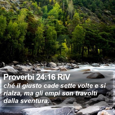 Proverbi 24:16 RIV Bible Verse Image