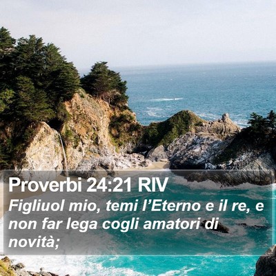 Proverbi 24:21 RIV Bible Verse Image