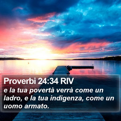 Proverbi 24:34 RIV Bible Verse Image