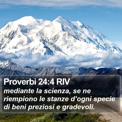 Proverbi 24:4 RIV Bible Verse Image