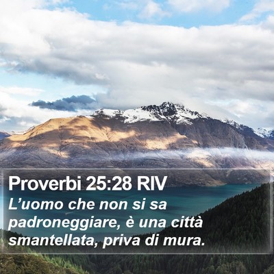 Proverbi 25:28 RIV Bible Verse Image