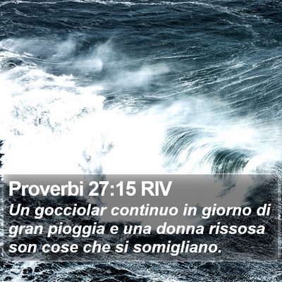 Proverbi 27:15 RIV Bible Verse Image