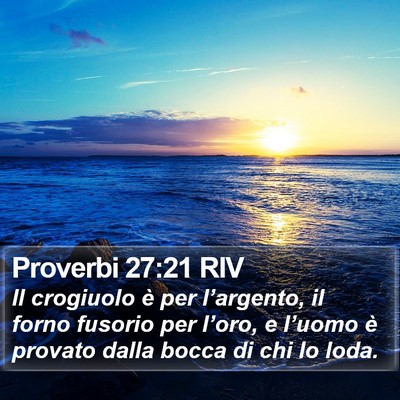 Proverbi 27:21 RIV Bible Verse Image
